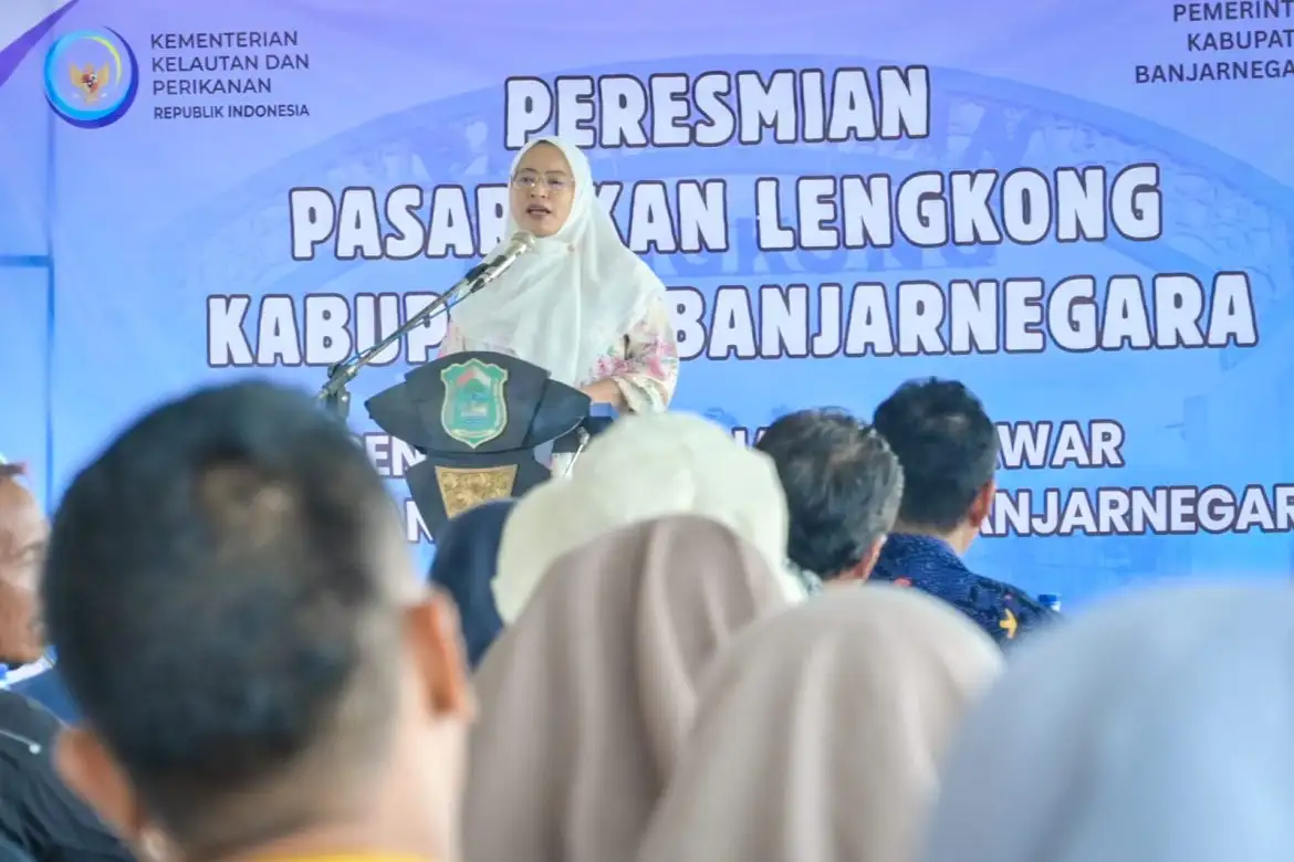 Bupati Amalia Resmikan Pasar Ikan Lengkong Banjarnegara, Dorong Ekonomi Perikanan